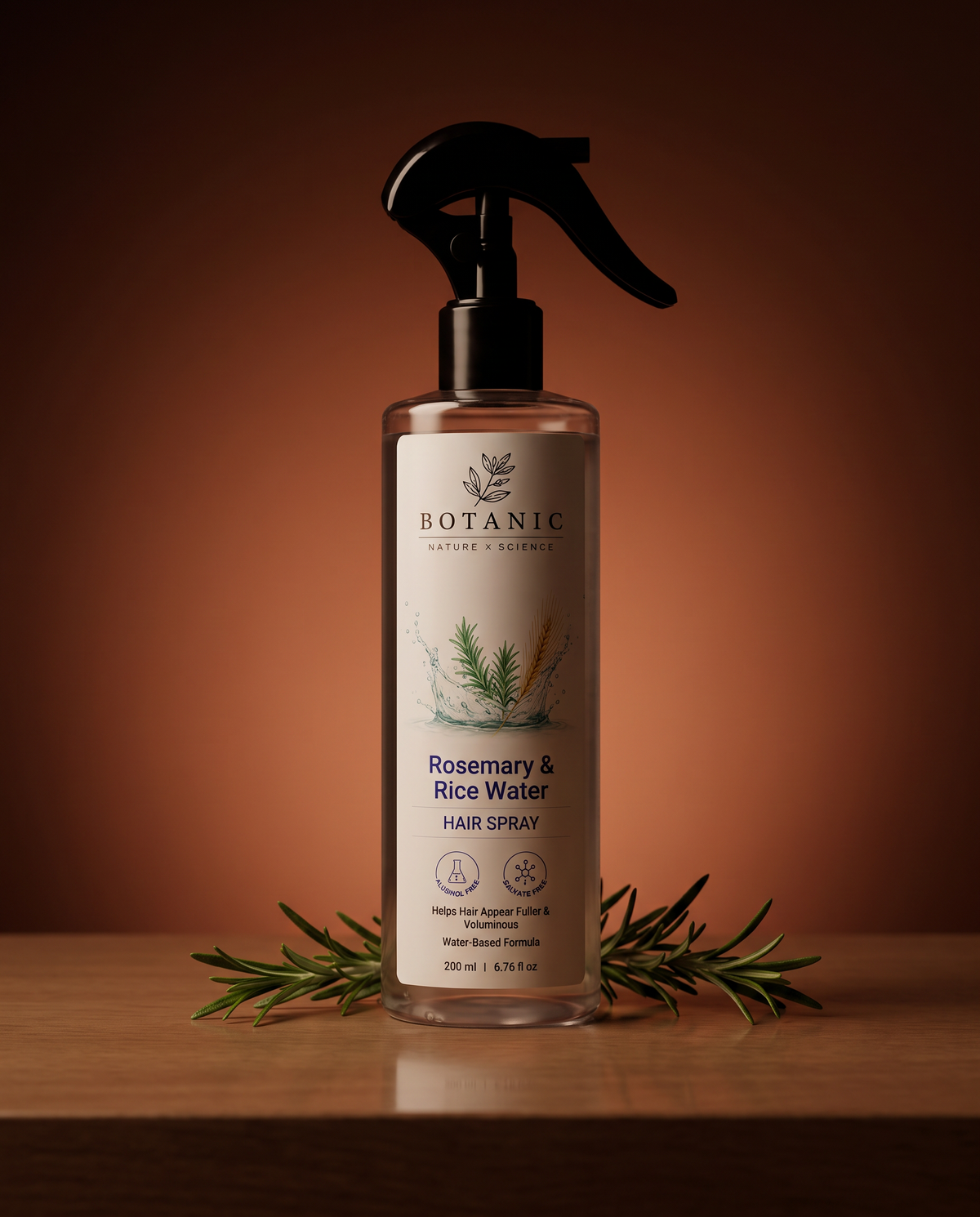 Rosemary & Rice Water Hair Spray