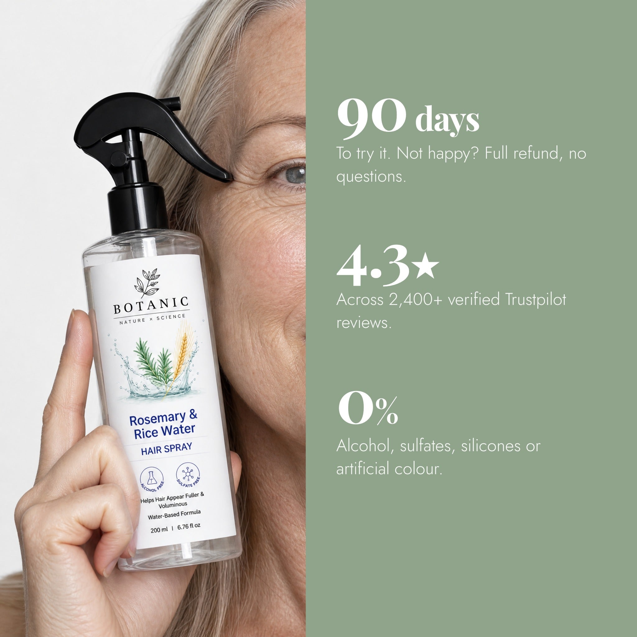 Rosemary & Rice Water Hair Spray — 10